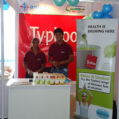 Typhoo serves flavours adding to the aroma of  Annual Flower Show 2013  - Gardens of Agri-Horticultural Society of India, Kolkata